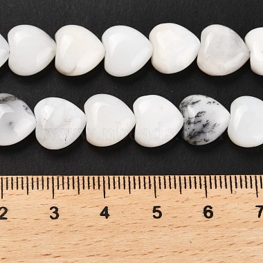 Natural White African Opal Beads Strands(G-H005-C10-01)-5