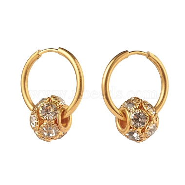 Crystal Rhinestone Rondelle Beaded Jewelry Set(SJEW-JS01227)-5