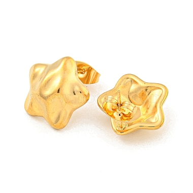 Star 304 Stainless Steel Ear Studs(EJEW-L290-024G)-2