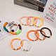 10Pcs 10 Style Handmade Polymer Clay Heishi Beaded Stretch Bracelets Set with Heart(BJEW-SW00036-01)-4
