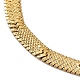 304 Stainless Steel Herringbone Chain Necklaces(NJEW-P282-06G)-3