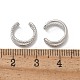 Messing Manschette Ohrringe(EJEW-I249-16P)-3