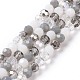 perles de verre brins(X-GLAA-E036-09D)-1