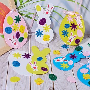 Easter Theme Foam Pendant Decorations(HJEW-WH0043-60)-4