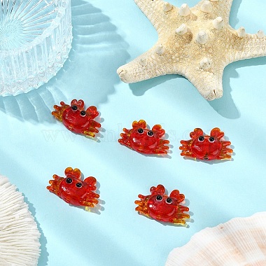 5Pcs Handmade Lampwork Beads(LAMP-YW0001-83)-4
