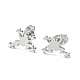 Cute Little Animal Theme 304 Stainless Steel Stud Earrings(EJEW-B041-02H-P)-1