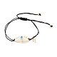 Bracelets de perles de nylon tressés réglables(BJEW-JB06262-03)-1