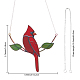 Iron Hummingbird Pendant Decorations(AJEW-WH0261-87)-2