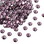 Preciosa&reg Crystal Hotfix Flatback Stones, Czech Crystal, Round(438 11 612 Chaton Rose VIVA 12 &reg), 20020 Light Amethyst, SS6(1.9~2.1mm)(Y-PRC-HSS6-20020)