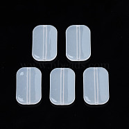 Transparent Acrylic Beads, Rectangle, Clear, 22x14.5x5mm, Hole: 1.6mm, about 390pcs/500g(TACR-N009-29)