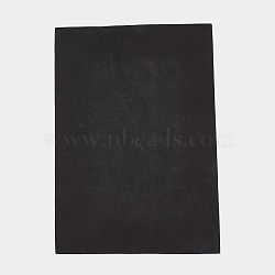 Black Nonslip Foam Adhesive Pad Mat for Furniture, with Adhesive, Rectangle, Black, 30x21x0.2cm(DIY-WH0087-C02)