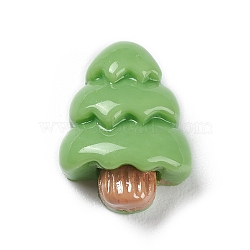 Forest Theme Opaque Resin Cabochons, Tree, 12x9x5mm(CRES-M016-03A)