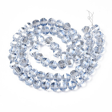 Chapelets de perles en verre transparent électrolytique(EGLA-N002-30-F01)-2