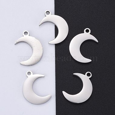 Stainless Steel Color Moon 304 Stainless Steel Pendants