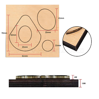 Matrice de découpe de coupe de bois(DIY-WH0169-31)-3