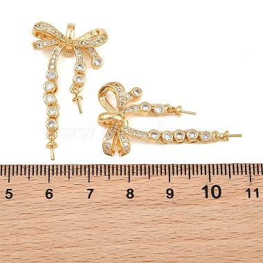 Brass Micro Pave Cubic Zirconia Peg Bails(CU-CBA8264-04G)-3