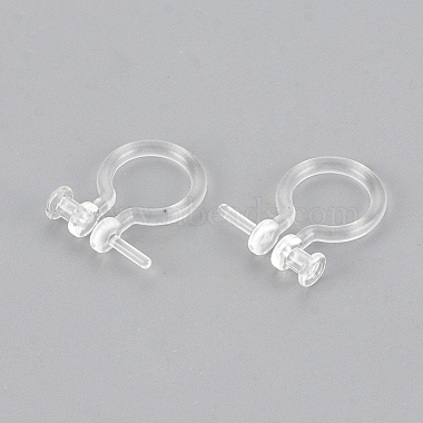 Plastic Clip-on Earring Findings(X-KY-S155-05)-2