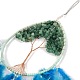 Wire Wrapped Natural Green Aventurine Chip Teardrop with Tree of Life Wind Chime(HJEW-K067-09P-04)-3