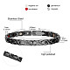 Bracelets de bracelet de montre en acier inoxydable Shegrace(JB653C)-5