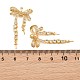 Brass Micro Pave Cubic Zirconia Peg Bails(CU-CBA8264-04G)-3