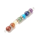 Chakra Natural & Synthetic Gemstone Connector Charms(PALLOY-JF01513)-5