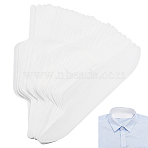 200Pcs Non-Woven Fabric Disposable Neck Collar Sweat Pads, Collar Shirt Protector, Absorbent Collar Liners Pads, White, 288x67x0.6mm(AJEW-WA0001-81B)