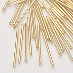 Alloy Pendants, Bar, Light Gold, 41x2mm, Hole: 1.5mm(PALLOY-S121-161)