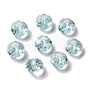 K9 Glass Imitation Austrian Crystal Beads, Faceted, Rondelle, Light Sky Blue, 8x5~5.5mm, Hole: 1.2~1.5mm(GLAA-D015-01A-30)