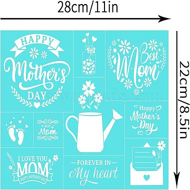 selbstklebende Siebdruckschablone(DIY-WH0173-052)-2