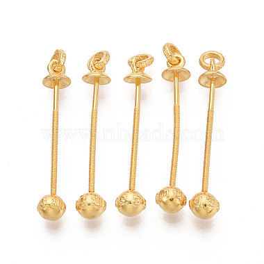 925 Sterling Silver Bead Cap Bails(STER-T008-79S)-1