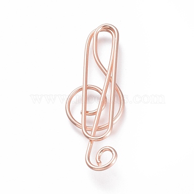 Musical Note Shape Iron Paperclips(TOOL-K006-13RG)-2