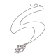 Non-Tarnish 3Pcs 3 Styles 304 Stainless Steel Macrame Pouch Necklace Makings(NJEW-JN04901-02)-4