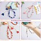 Polymer Clay Rhinestone & Glass Beaded Chain Mobile Strap(HJEW-SW00021-04)-7