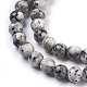 Faceted Round Natural Agate Beads Strands(G-S133-07)-3