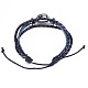 12 Constellation Leather Cord Bracelets(BJEW-P240-E01)-2