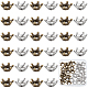 サニークルー 40 個 2 色チベットスタイル合金ビーズキャップ(FIND-SC0003-12)-1