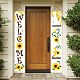 Hanging Polyester Banner Sign for Home Office Front Door Porch Welcome Decorations(HJEW-WH0011-20J)-7
