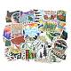 50Pcs Scenery Theme PVC Self Adhesive Cartoon Stickers(STIC-G001-02)-2