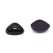 Plastic Doll Noses, Craft Eyes, for Crafts, Crochet Toy and Stuffed Animals, Triangle, Black, 12.4x16.8x6mm(DIY-WH0196-18F)