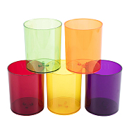 Ahandmaker Plastic Candle Cups, for Candle Making Tools, Column, Mixed Color, 53x64.5mm, Inner Diameter: 52mm, 4colors, 2pcs/color, 8pcs/set(AJEW-AM0001-01)