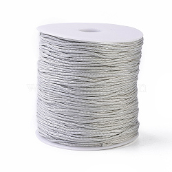 Polyester Thread, Light Grey, 1.5mm, about 153.1 yards(140m)/roll(NWIR-F009-1.5mm-22)