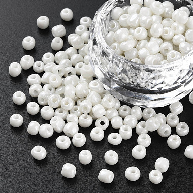 Creamy White Glass Beads