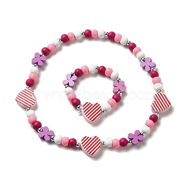 Heart Wood Bracelets & Necklaces