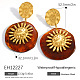 Resin Dangle Stud Earrings(WG0BA8B-01)-1