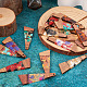 Pandahall 16Pcs 8 Colors Transparent Resin & Walnut Wood Big Pendants(RESI-TA0001-95)-6
