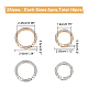 wadorn® 16pcs 4 styles alliage cristal strass anneaux de porte à ressort(RB-WR0001-01)-2