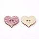 2-Hole Printed Wooden Buttons(WOOD-S037-008)-2
