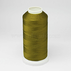 Nylon Thread, For Tassel Making, Olive, 0.3mm, about 1093.61 yards(1000m)/roll(NWIR-D047-49)