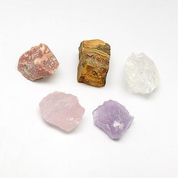 Natural & Synthetic Mixed Stones, No Hole/Undrilled, Nuggets, 29~45x24~37x21~32mm