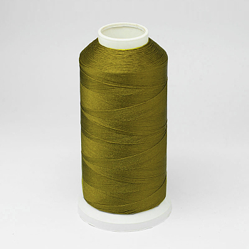Nylon Thread, For Tassel Making, Olive, 0.3mm, about 1093.61 yards(1000m)/roll